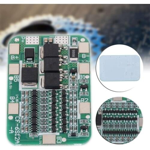 Hot 22V 6S 15A Mini Protection PCB Board Input Output 18650 Li-ion Lithium Batteries Protection Plate Modular