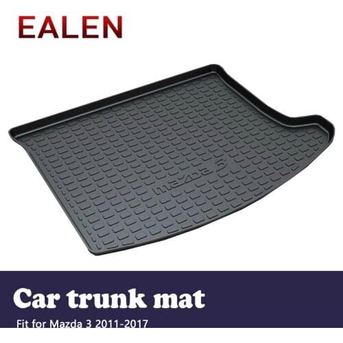 EALEN For Mazda 3 2011 2012 2013 2014 2015 2016 2017 Styling Boot Liner Anti-slip mat Accessories 1Set Car Cargo rear trunk mat