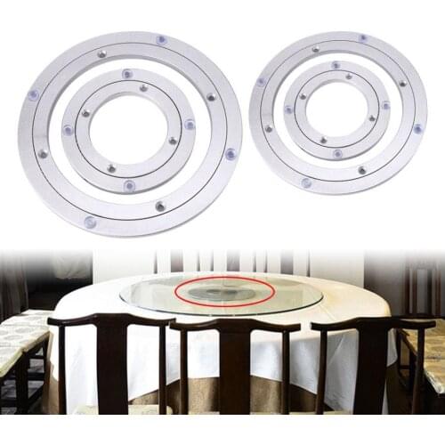 4/6/8/10 Inch Rotating Heavy Duty Turntables Dining Table Bearing Aluminium Alloy Lazy Susan Turntable Bearing Kitchen Gadgets