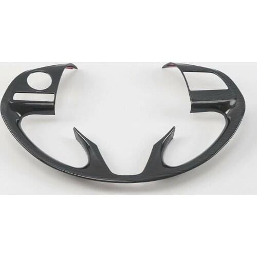 For Car Styling Accessories Mitsubishi Outlander 2017-2019 Chrome Interior Steering Wheel Cover Trims Sequins Panel Auto Sticker