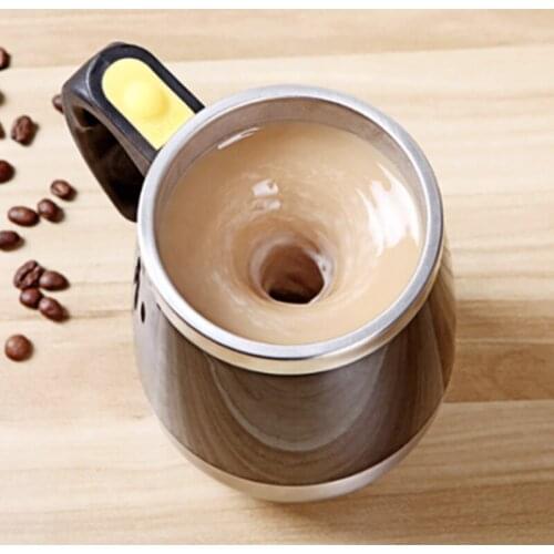Auto Stirring Mug Electic Self Stirring Stainless Steel Mixing Coffee Cup SNO88