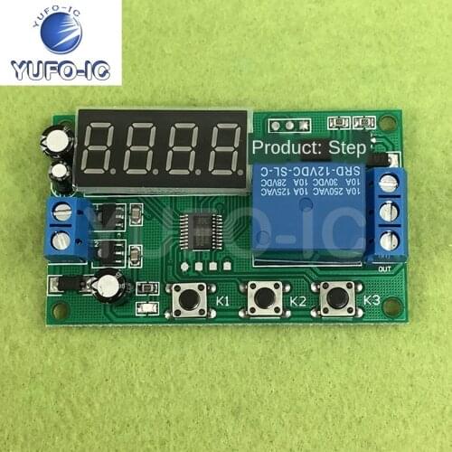 Free Ship 3pcs 12V Relay Module Delay Break-Make on and off Time Adjustable Power-on Delay