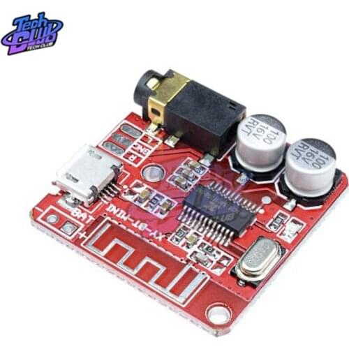 Mini Wireless Bluetooth Audio Receiver Board Stereo Music 4.1 mp3 Lossless Decoder Car Speaker Power amplifier Board 3.7V-5V
