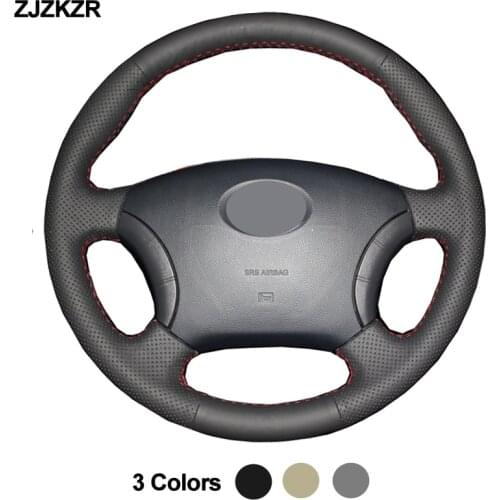 Car Steering-Wheel Cover Hand Sewing Wrap For Great Wall Haval Hover H3 H5 Wingle 3 Wingle 5 Volant Car Accessories Automobile