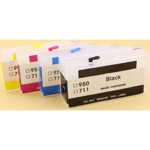 BK C M Y Empty refill Ink cartridge with ARC chip for hp 950 95 for HP Officejet 8100 8600 8610 8620 8630 8640 8660 printer