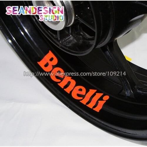 For Benelli Motobke Motorcycle Wheel Sticker Decal Reflective Rim Bike Motorcycle Suitable 22