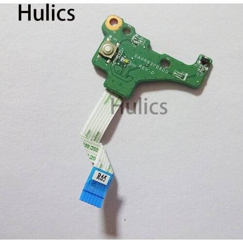 Hulics Original for HP Pavilion 15-E TPN-Q118 Q117 15-E064TX Power Button Board Switch board 6 Pin 720673-001 DA0R63PB6D0