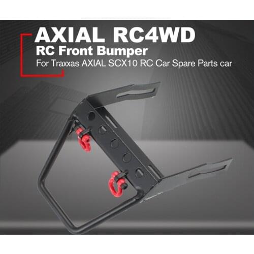 Metal Steel Front Bumper For Traxxas AXIAL SCX10 Off-road Crawler Car Spare Parts Accessories Components
