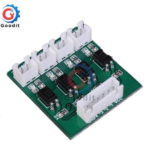 Voltage Converter Module 4 Channel Optical Coupler Isolation High/Low Level Transformers Modules