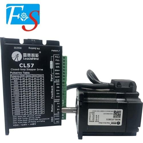 CNC Controller Kit Leadshine NEMA23 Closed Loop Stepper Motor 1.3N.m 57CME13 +CL57 Closed Loop Servo Driver For 3D printer