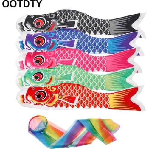 55cm 70cm 100cm 150cm Koi Nobori Carp Wind Socks Koinobori Colorful Fish Flag Hanging Wall Decor