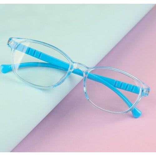 2020New Anti blue Light Kids Glasses Boys Girls Optical Frame Computer Eyeglasses Transparent Glasses UV400