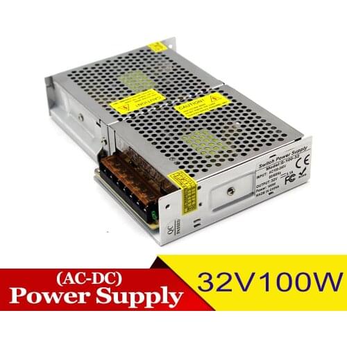 Single Output Switching Power Supply DC32V 3.1A 100W Power Source DC 32V SMPS for LED Lighting Monitoring System CCTV