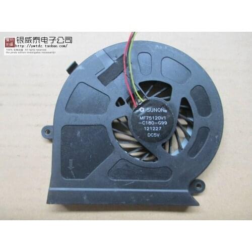 Cooling fan for Toshiba Satellite P70 P70A X70 MF75120V1-C180-G99 DFS602205M30T-FCCY MF80150V1-C010-G99 SOL3BDCTM0I0035N0FS
