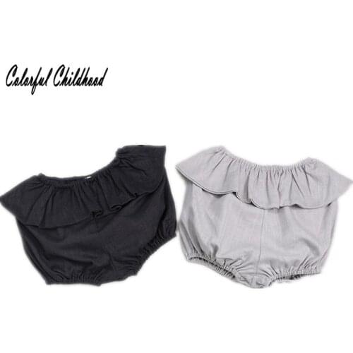 Autumn New Style Baby Girls Shorts Ruffles Flounces Bubble Lantern Shorts For Toddler Girls Fashion Match Loose Baby Costume 0-3