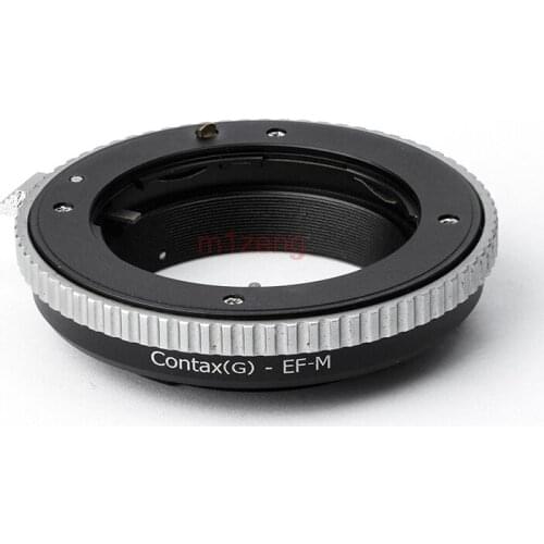 Adapter Ring for Contax(G) Lens to canon EOSM EF-M EOSM/M2/M3/m6/M10/m50 body Mirrorless camera