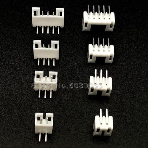 PH2.0 Right Angle pin Header 2/3/4/5/6/7/8/9/10/11/12/13-16p PH-AW PH 2.0mm pitch 90 degree bending needle PCB wire Connectors