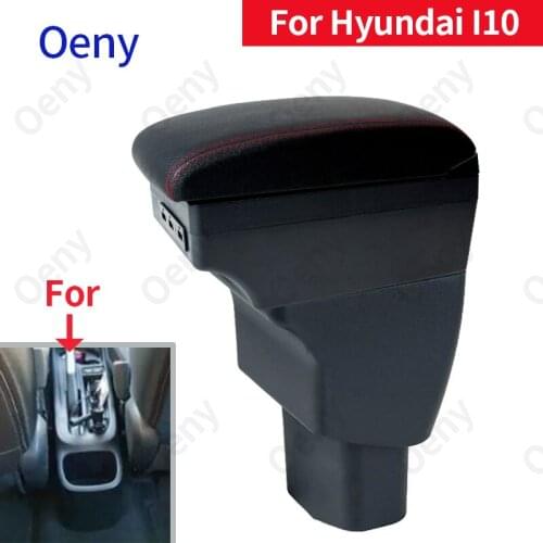 For Hyundai I10 Armrest For Hyundai I10 Car Armrest box Interior Parts special Retrofit parts Center Storage box Auto parts