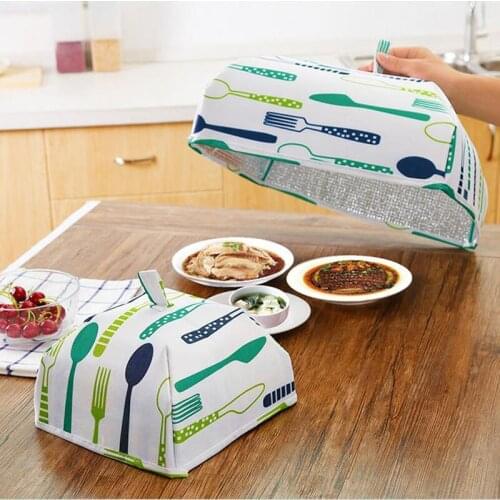 Foldable Food Covers Dishes Table Keep Warm Aluminum Foil Covers Kitchen Tools UD88
