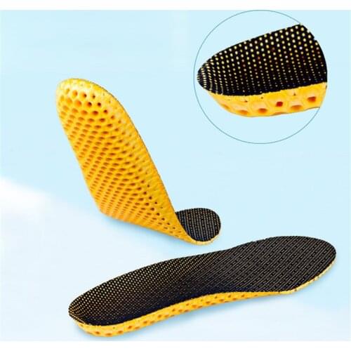 Shoe Insoles Memory Foam Men Feet Soles Pad Arch Support Safety Running Sport Cushion Stretch Breathable Women Shoe Insoles