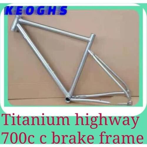 Titanium 700c road frame Titanium alloy c brake frame