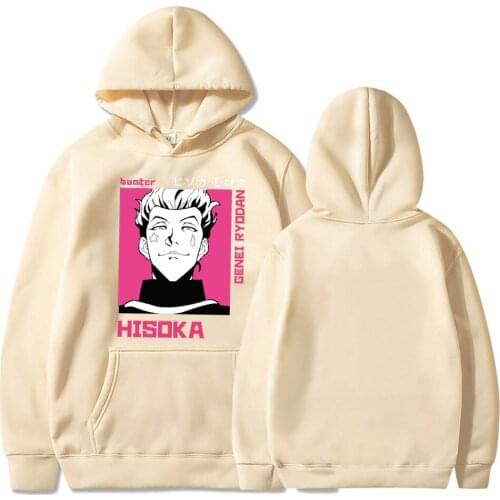 Hunter X Hunter Hoodie Women/Men Pullover Unisex Hisoka Printed Sweatshirt Oversized Hoodies Hip Hop Streetwear Anime Clothes