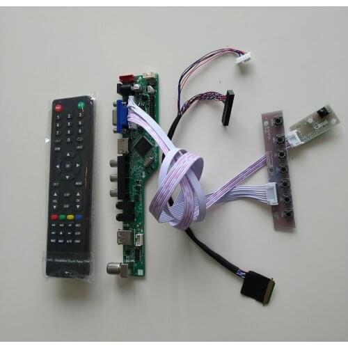 TV AV USB VGA AUDIO LCD LED card Controller Board display For LP173WD1-TLE1 1600X900 17.3" cable monitor