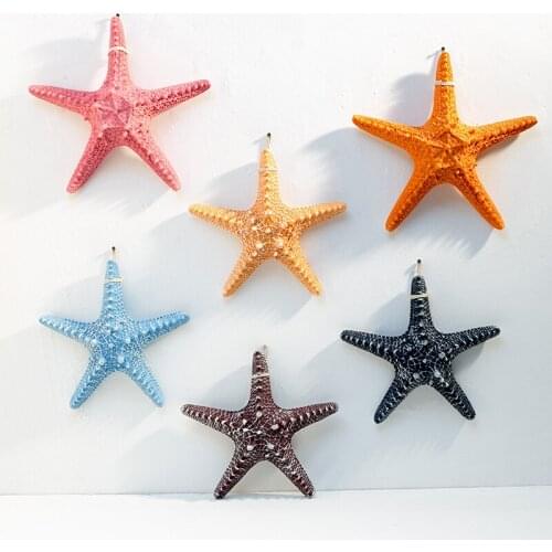 Starfish Ornament Mediterranean Simulation Starfish Wall Decoration Creative Ornaments Ornaments Wedding Props Pendant Large