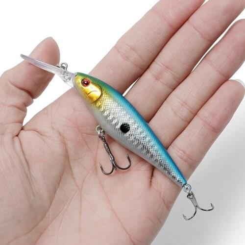 Dancing Minnow Fishing Lure Minnow Rock Pike Fishing Wobblers Lure Wobbler Tackle Crank Bait Wobbler Lure Fishing Trolling New