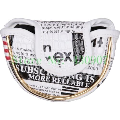 1Pc Golf Small Mallet Putter Cover with Magnetic Closure Putter Head Cover