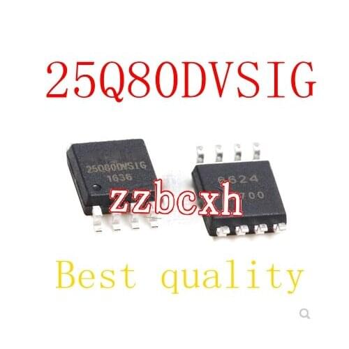 5PCS/LOT New original In Stock 25Q80DVSIG W25Q80DVSSIG SOP-8