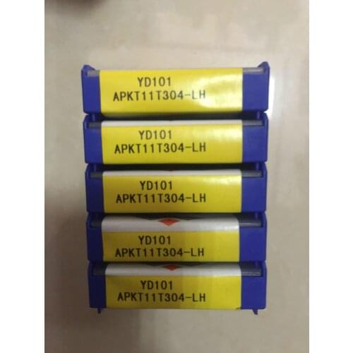 APKT11T304-LH YD101 YD201 LAMINA CNC blade carbide insert 10pcs/lot