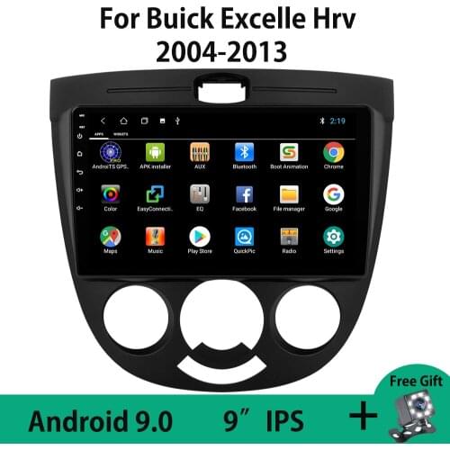 Android 9.0 Car Radio Multimedia Video Player Navigation GPS For Buick Excelle Hrv 2004-2013 Tape Recorder Split Screen Carplay