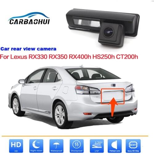 Car Rear View Camera For Lexus RX330 RX350 RX400h HS250h CT200h 2004~2012 CCD Full HD Night Vision Backup Reverse Parking Camera