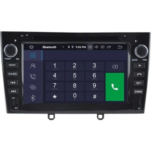 7" Android 10.0 OS Car DVD Multimedia Navigation GPS Radio System Player for Peugeot 408 2010-2011 with 256 External HDD Support
