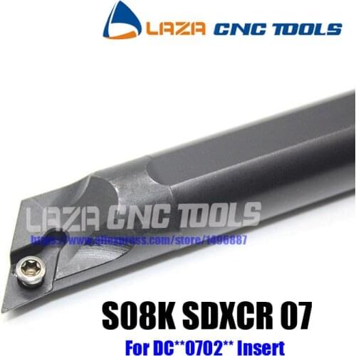 S08K-SDXCR07, S08K-SDXCL07 Boring Bar Internal Turning Holder,SDXCR/L 95 Deg CNC Lather Cutting Toolholder for DCMT/GT0702 blade
