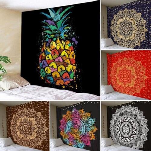 Indian Mandala Tapestry Wall Hanging Sandy Beach Throw Rug Blanket Camping Tent Travel Mattress Sleeping Pad Mandala Tapestry