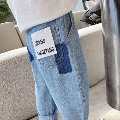 Menoea Kids Girls Jeans Autumn Winter Pants 2021 Denim Baby Boys Clothes Long Cowboy Cotton Children Trousers Teenager Clothes