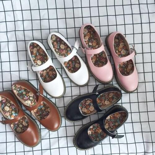 Sweet lolita shoes tea party kawaii princess kawaii shoes vintage jk uniform round head low heel women shoes loli cosplay cos