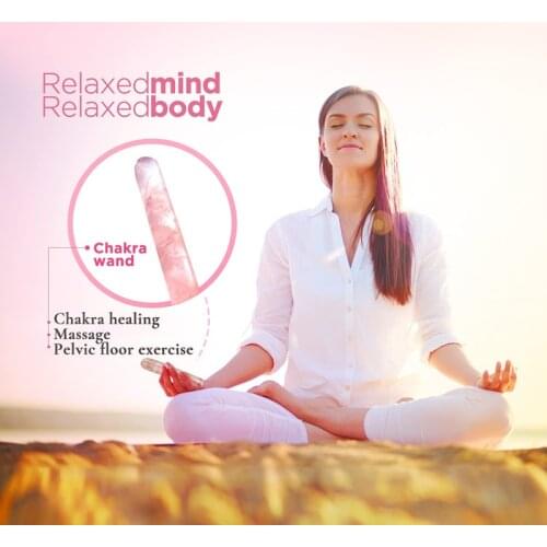 Natural Rose Quartz Yoni Egg Set Vaginal Tightening Egg Pink Quartz Crystal Yoni Wand Feminine Hygiene Care Massage Ball