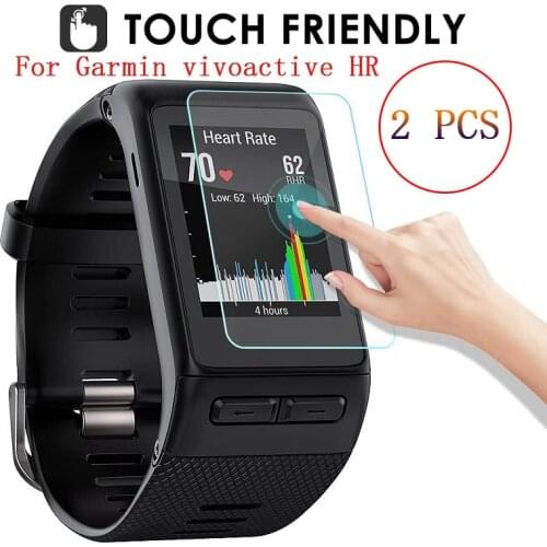 New 2Pcs For Garmin Vivoactive HR Classic Tempered Glass Premium Screen Protector Film For Garmin VivoactiveHR Anti-scratch film
