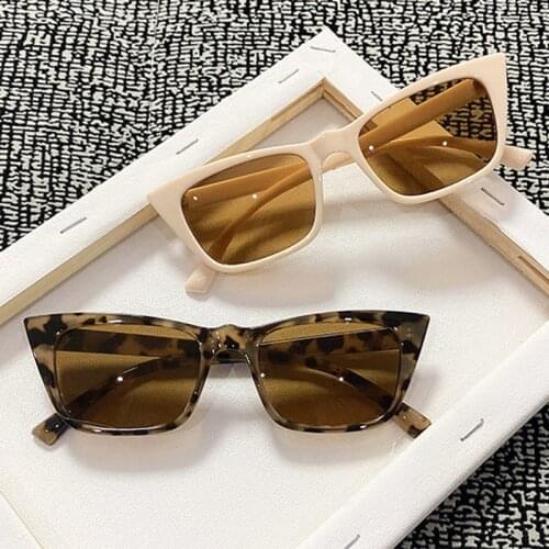 NEW Womens Sunglasses 2021 Vintage Brand Design Small Cat Eye Sun Glasses Women Shades lunette de soleil femme UV400