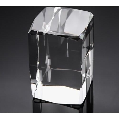 24 Sided K9 Glass Lens Cube Transparent Optical Photography Display Prism Crystal X-Cube Prisms Paperweight Home Decoration Gift