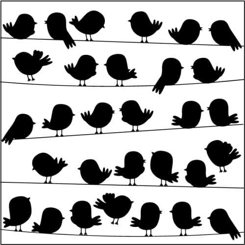 Lovely Bird Clear Stamps For DIY Scrapbooking Card Making Silicone Stamps Fun Decoration Supplies