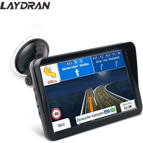 SAT NAV, 9 Inch with Newest Europe Maps GPS Navigation for Car Truck Includes Postcodes, Speed Camera Alert& POI&Sunshade
