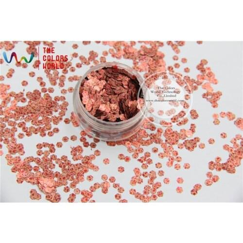 TCB088 Hexagon Shape 3MM Size glitter dust for nail Art nail Polish nail gel makeup or other DIY decoration