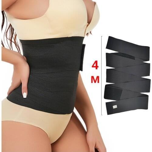 Waist Trainer Body Shaper Sweat Slimming Belt Shapewear Women Men Underwear Women Free Size Wraps Weight Loss Sauna