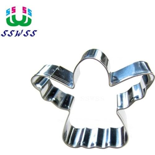 Valentine Kitchen Moulds Stainless steel Angel Shaped Fondant Cake biscuit Sugarcraft Plunger Cutter Fruit knife,Direct Selling