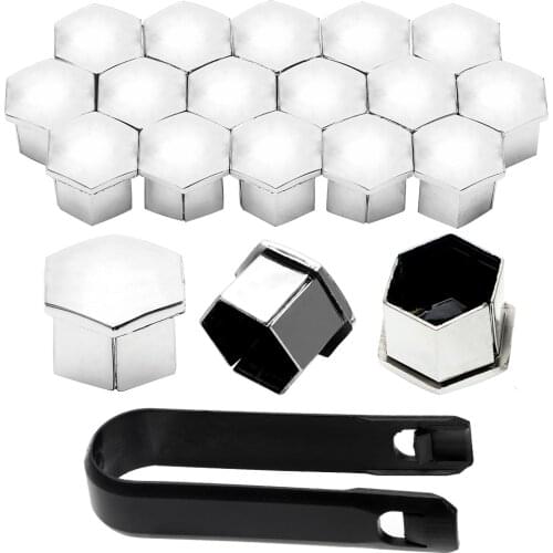 Car Wheel Nut Caps for Peugeot 207 301 307 308 408 508 3008 for Citroen C4l C5 C2 Auto Hub Screw Cover 16Pieces Car Cap Decor