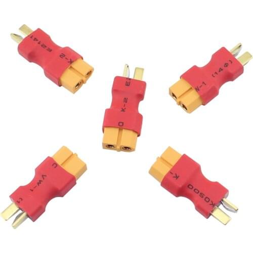 XT60 5 pcs Female to T Dean Male Plug Conversion Connector For Battery & Charger RC Quadcopter